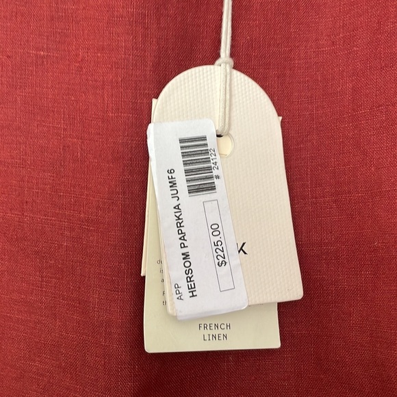 ELK Hersom Jumpsuit French Linen Size 6 Paprika - Picture 7 of 8